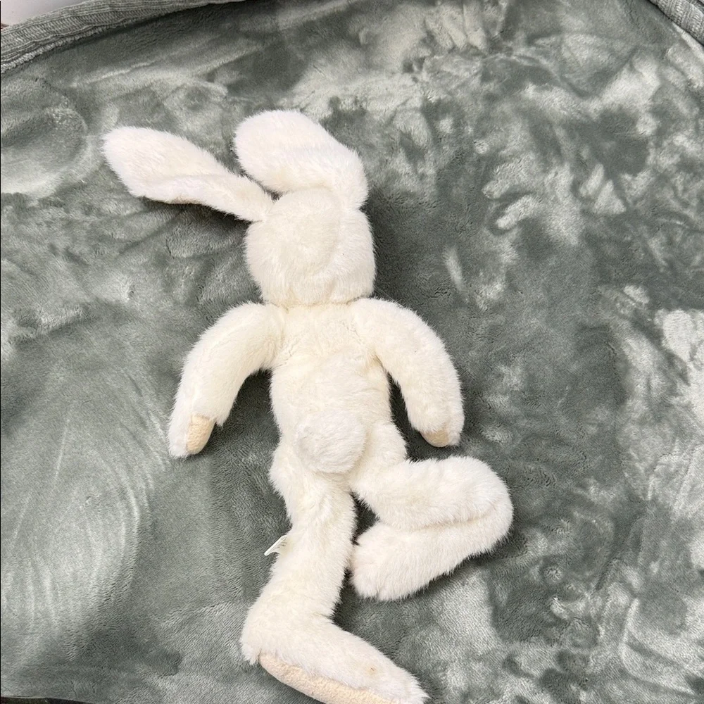 Plush White Bunny Toy